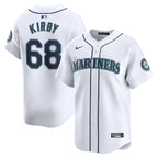 George Kirby Seattle Mariners Nike Home Limited Player Jersey - White