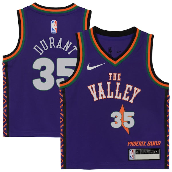 Kevin Durant Phoenix Suns Nike Preschool 2024/25 Swingman Player Jersey -  City Edition - Purple