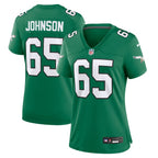 Lane Johnson Philadelphia Eagles Nike Women's Alternate Game Jersey - Kelly Green