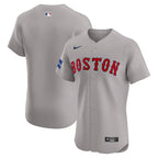 Boston Red Sox Nike Road Elite Patch Jersey - No Color