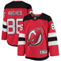 Jack Hughes New Jersey Devils Youth Home Premier Player Jersey - Red/Black