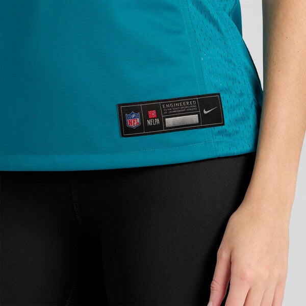 Velus Jones Jr. Jacksonville Jaguars Nike Women's  Game Jersey -  Teal