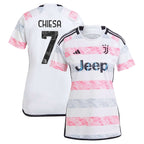Federico Chiesa Juventus adidas Women's 2023/24 Away Replica Jersey - White