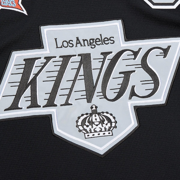 Wayne Gretzky Los Angeles Kings  Big & Tall 1992/93 Blue Line 2.0 Jersey - Black