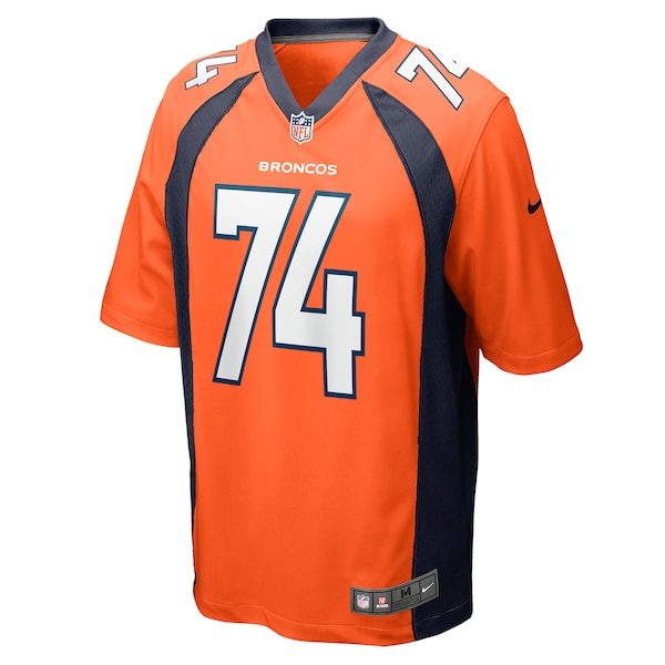 Ben Powers Denver Broncos Nike Game Player Jersey - Orange