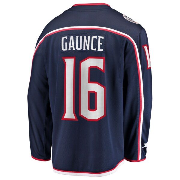 Brendan Gaunce Columbus Blue Jackets  Home Breakaway Jersey - Navy