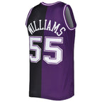 Jason Williams Sacramento Kings Hardwood Classics 2000/01 Split Swingman Jersey - Purple/Black