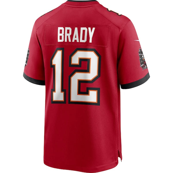 Tom Brady Tampa Bay Buccaneers Nike Game Jersey - Red/Pewter