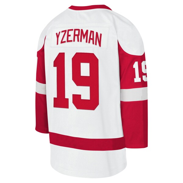 Steve Yzerman Detroit Red Wings Youth 1983-84 Blue Line Player Jersey - White