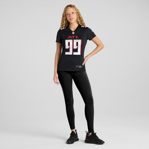 Eddie Goldman Atlanta Falcons Nike Women's  Game Jersey -  Black