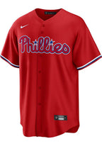 JT Realmuto Philadelphia Phillies Mens Replica Alt Jersey - Red