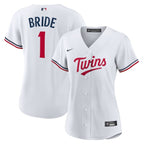 Minnesota Twins Nike Women's #1 Bride Home Replica Jersey - White