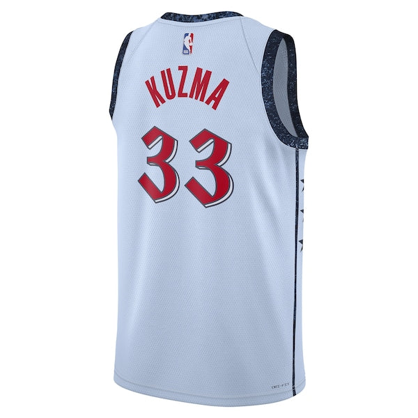 Kyle Kuzma Washington Wizards Nike Unisex 2024/25 Swingman Player Jersey - City Edition - Powder Blue