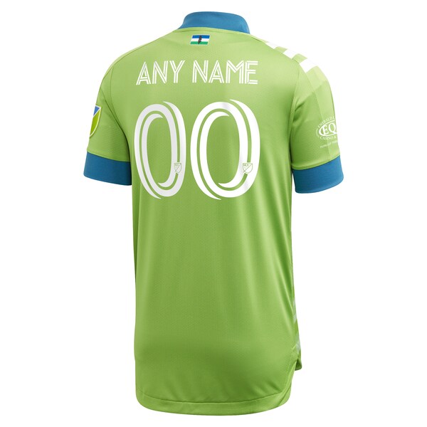 Seattle Sounders FC adidas 2021 Primary Authentic Custom Jersey - Green