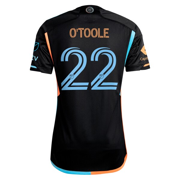 Kevin O'Toole New York City FC adidas 2024 24/7 Kit Authentic Player Jersey – Black