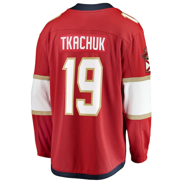 Matthew Tkachuk Florida Panthers  2025 Stanley Cup Champions Breakaway Jersey - Red