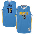 Nikola Jokic Denver Nuggets  Youth 2016/17 Hardwood Classics Swingman Jersey - Light Blue
