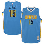 Nikola Jokic Denver Nuggets  Youth 2016/17 Hardwood Classics Swingman Jersey - Light Blue