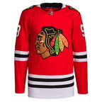 Connor Bedard Chicago Blackhawks adidas 2023 NHL Draft Home Primegreen Player Jersey - Red