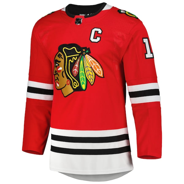 Jonathan Toews Chicago Blackhawks adidas  Primegreen Authentic Pro Player Jersey - Red/White