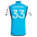 Patrick Agyemang Charlotte FC adidas 2024 The Carolina Kit: Explore Authentic Player Jersey - Blue