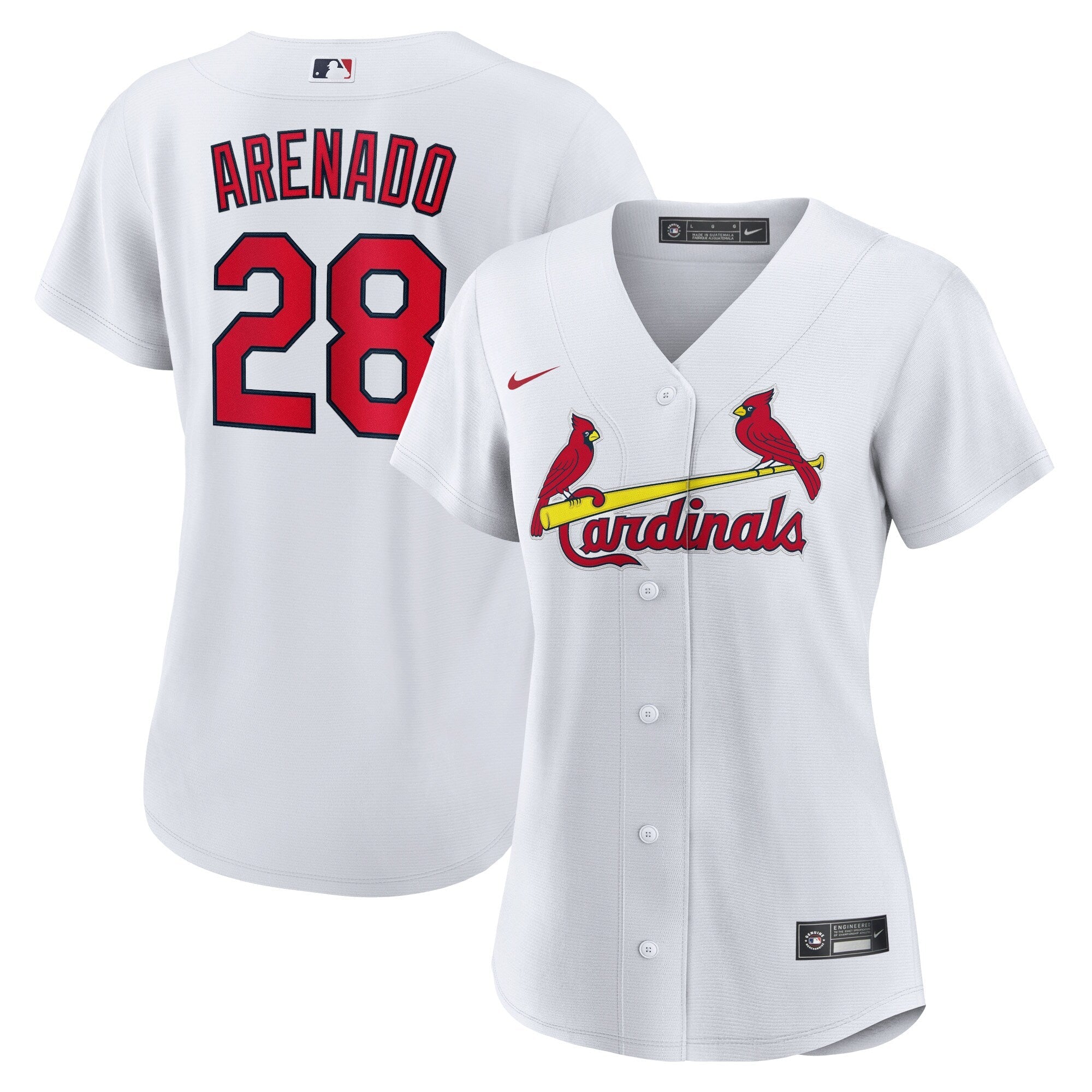 Nolan Arenado St. Louis Cardinals Nike Women's Alternate Replica Player Jersey - Red/Cream/White
