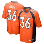 Tyler Badie Denver Broncos Nike Team Game Jersey -  Orange