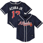 Ronald Acuña Jr. Atlanta Braves Nike Toddler Alternate Replica Player Jersey - Navy