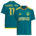 Gabriel Pec LA Galaxy adidas Youth 2024 LA Kit Replica Player Jersey - Green