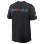 Tampa Bay Buccaneers Nike 2025 NFL Crucial Catch Tri-Blend Dri-FIT T-Shirt - Black