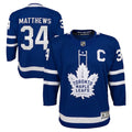 Auston Matthews Toronto Maple Leafs Youth Home Premier Player Jersey - Blue/Black