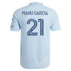 Manu Garcia Sporting Kansas City adidas 2025 One KC Authentic Player Jersey - Light Blue