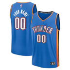 Oklahoma City Thunder  Fast Break Custom Replica Jersey - Icon Edition - Blue