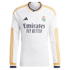 Vini Jr. Los Merengues adidas 2023/24 Home Long Sleeve Replica Player Jersey - White