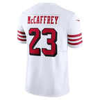 Christian McCaffrey San Francisco 49ers Nike Vapor F.U.S.E. Limited 2nd Alternate Jersey - White