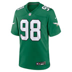 Jalen Carter Philadelphia Eagles Nike Alternate Game Jersey - Kelly Green
