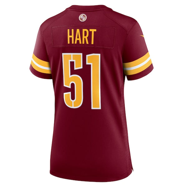 Bobby Hart Washington Commanders Nike Women's  Game Jersey -  Burgundy