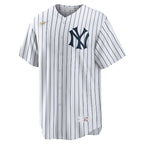 Mickey Mantle New York Yankees Nike Home Cooperstown Collection Player Jersey - White/Gray