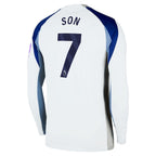 Son Heung-Min Tottenham Hotspur Nike 2025/26 Home Replica Long Sleeve Jersey - White