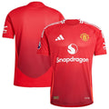 Manchester United adidas 2024/25 Home Authentic Patch Jersey - Red