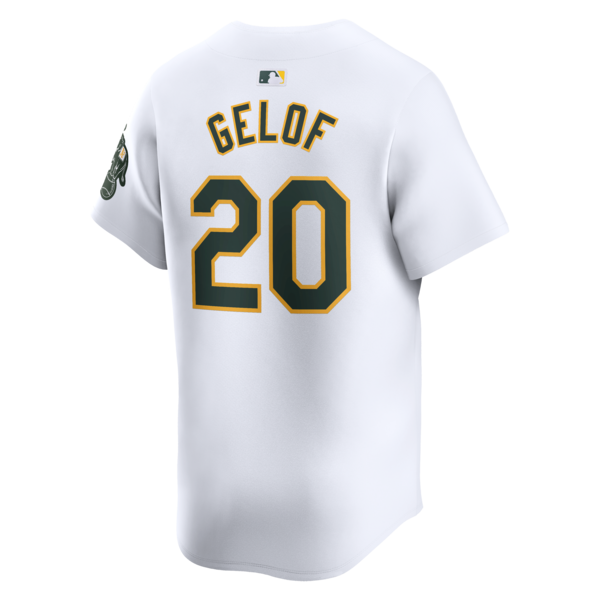 Zack Gelof Oakland Athletics Nike Youth Home Limited Player Jersey - White