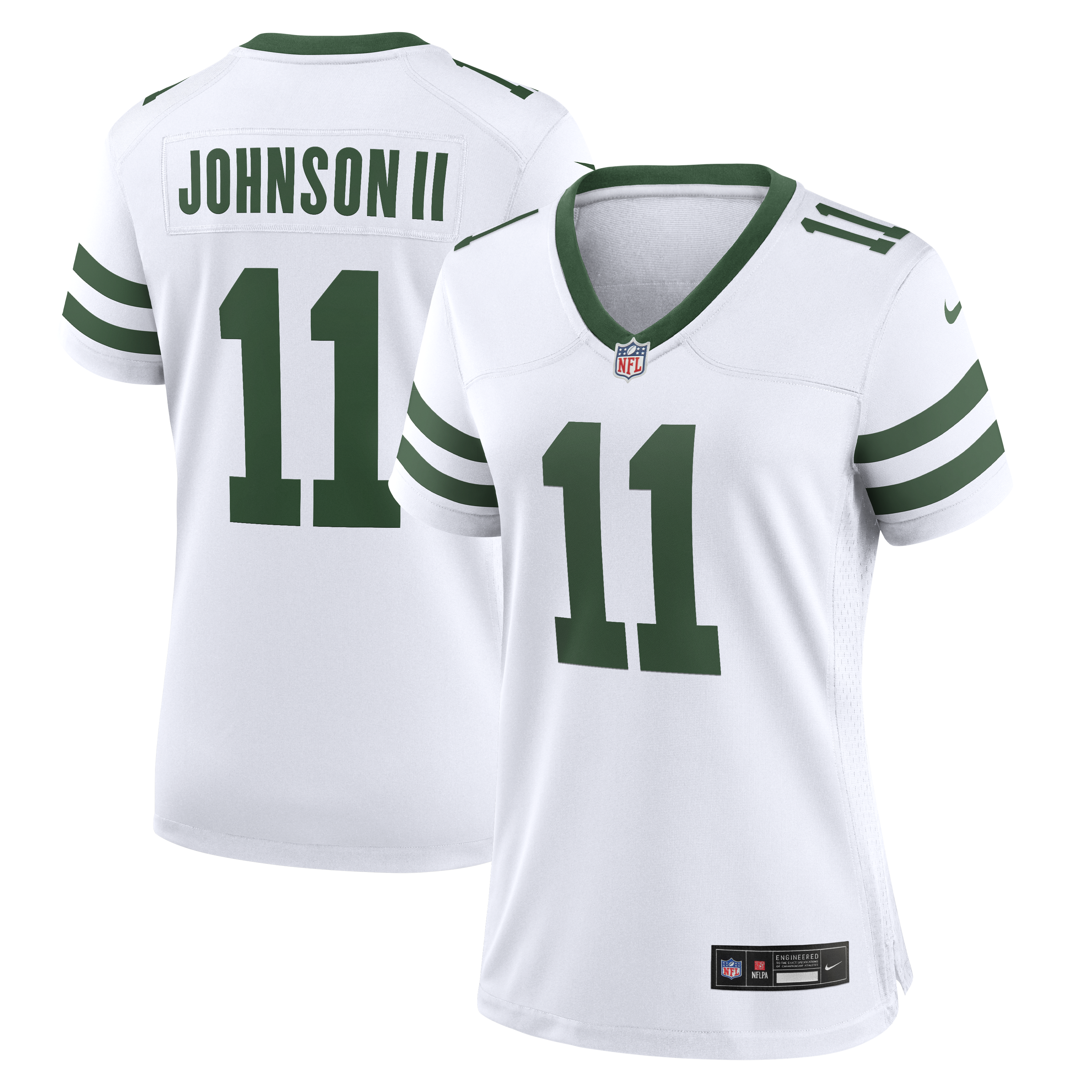 Jermaine Johnson II New York Jets Nike Women's Game Jersey - Gotham Green/White