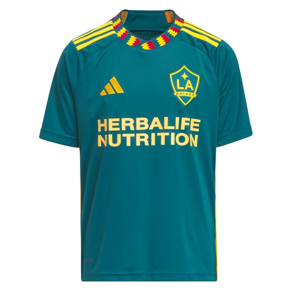 Gastón Brugman LA Galaxy adidas Youth 2024 LA Kit Replica Player Jersey - Green