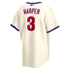 Bryce Harper Philadelphia Phillies Nike Alternate Replica Player Name Jersey - Cream/Red/White