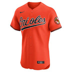Baltimore Orioles Nike Alternate Vapor Premier Elite Patch Jersey - Orange