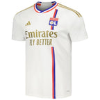 Olympique Lyonnais adidas 2023/24 Home Replica Jersey - White
