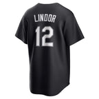 Francisco Lindor New York Mets Nike Lights Out Replica Player Jersey - Black