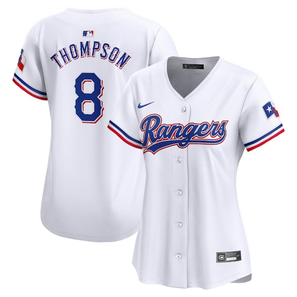 Bubba Thompson Texas Rangers Nike Women's  Home Limited Player Jersey - White
