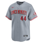 Elly De La Cruz Cincinnati Reds Nike Road Limited Player Jersey - Gray