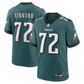 Darian Kinnard Philadelphia Eagles Nike Team Game Jersey - Midnight Green